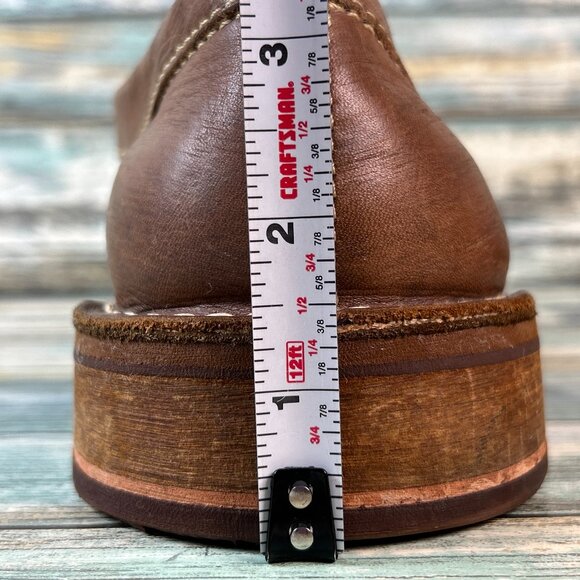 Cole Haan Loafers Mens Size 12M Brown Leather Slip On Split Toe Dress Shoes - Picture 13 of 14